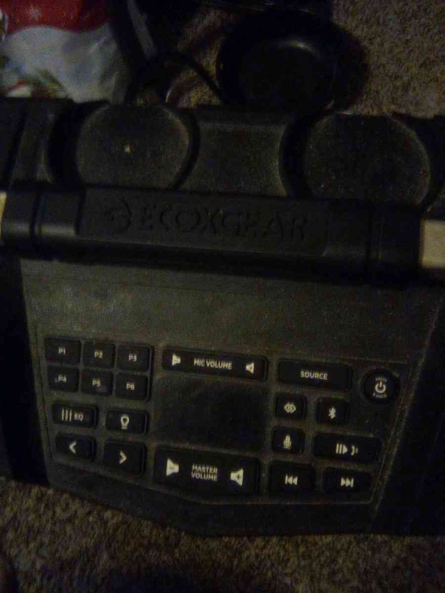 ecoxgear Bluetooth and it comes with a plug