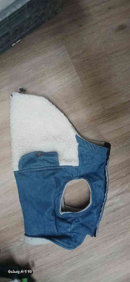 dog sweaters and rain coats size small to medium