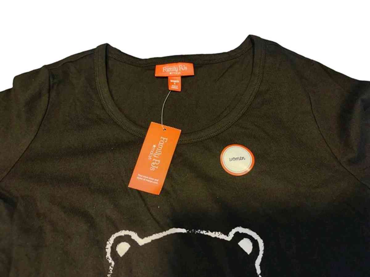 Black Mama Bear Pajama Sweatshirt  Women NWT