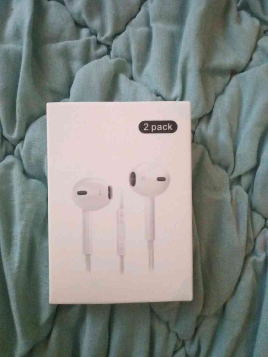 2 pack iPhone ear buds