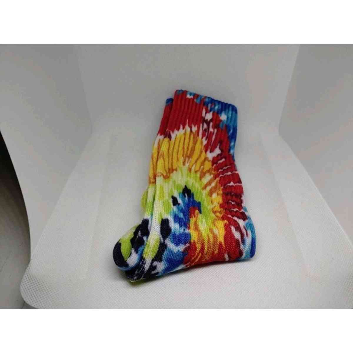 Tie Dye High Quarter Socks Unisex 1 Pair Unisex