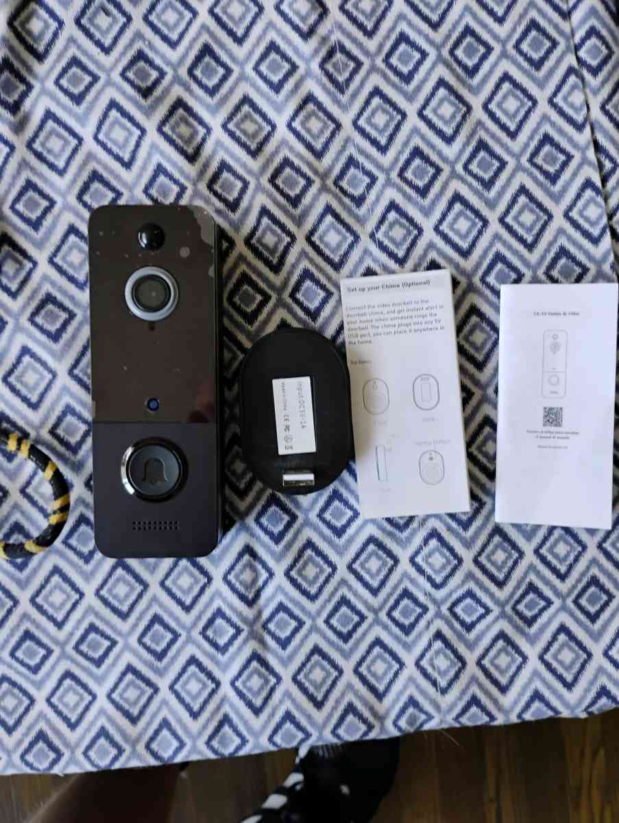 door bell camera with bell