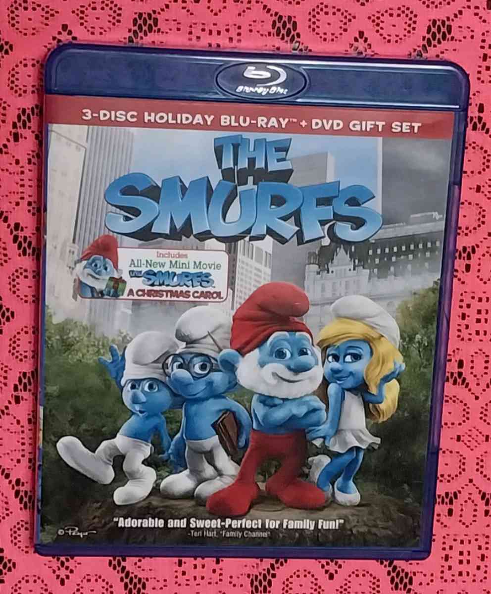 The Smurfs BluRay and DVD