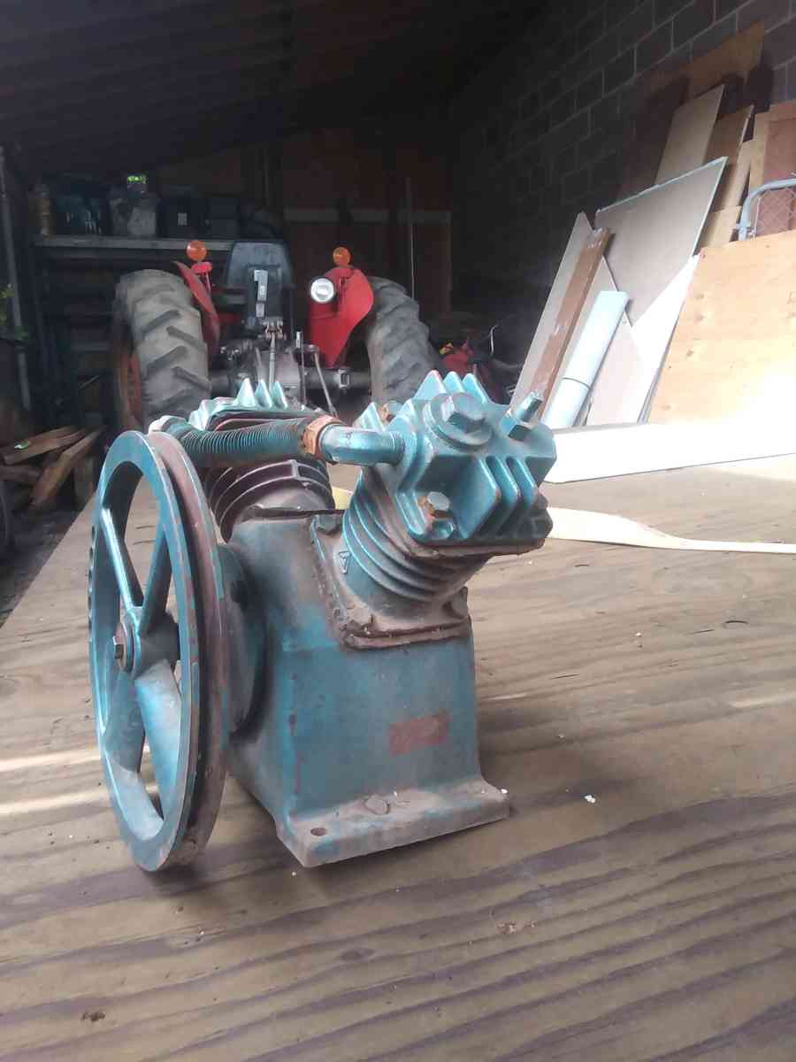 single and double pump air pump oil cooled