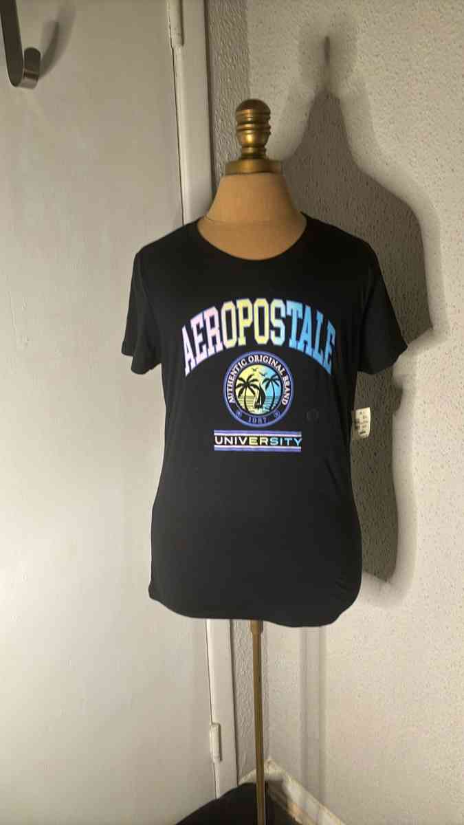 Aeropostale University Classic Crew 1987 Short Sleeve Tee Si