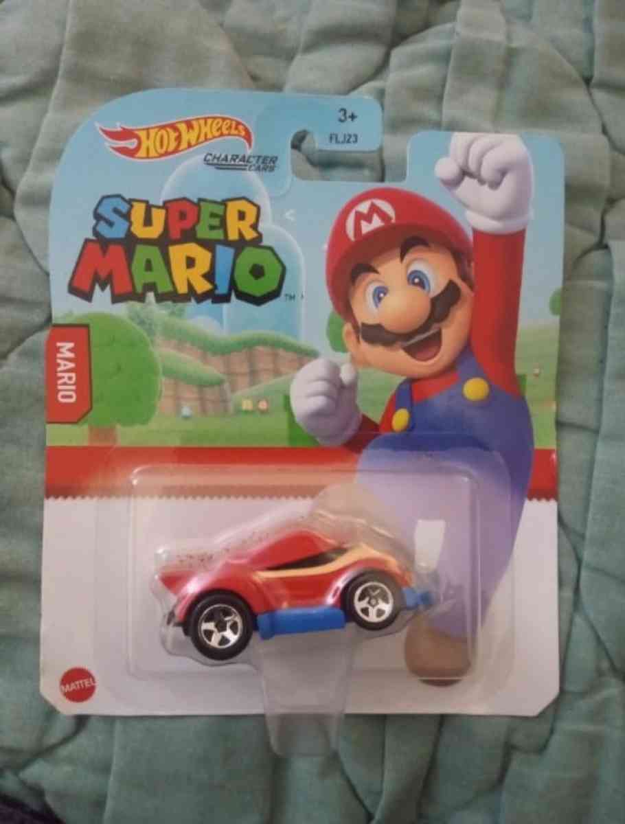 Hot wheels mario character car collection