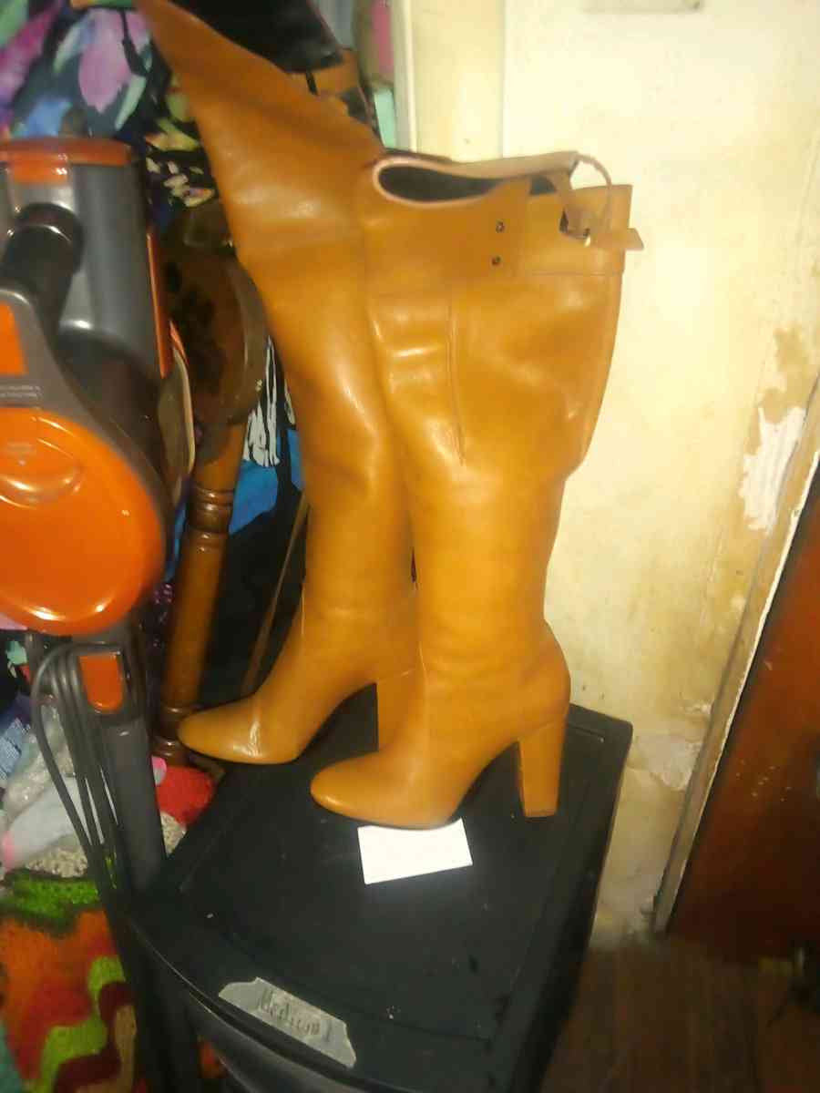 ORA over the knee tan boots