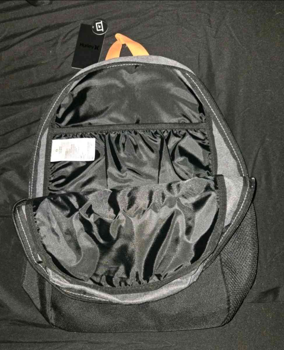 Brand New With Tags Hurley Backpack with Laptop Sleeve