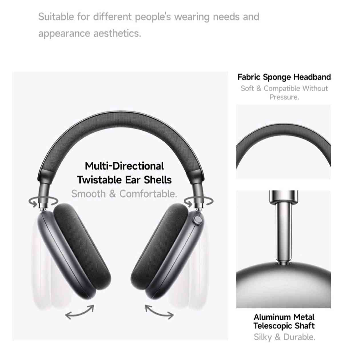 Bluetooth wireless and with wire headphones