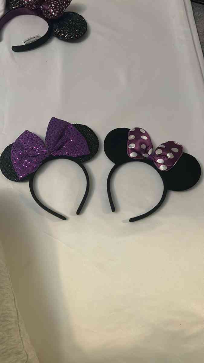 Minnie Mouse Ears Polka Dot Sparkly