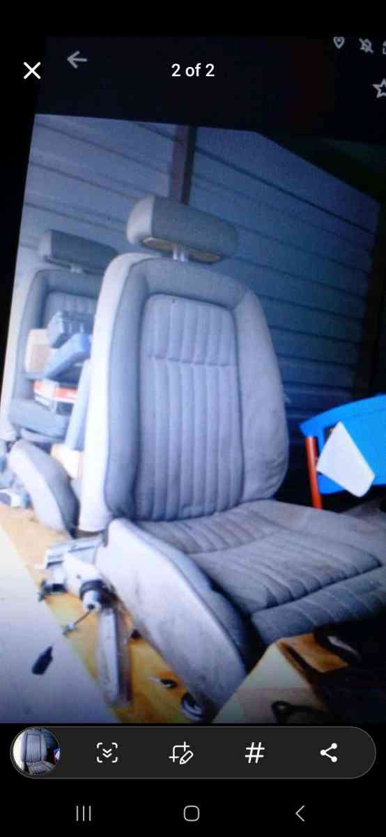 80 to 90 Fox body front and rear seat
