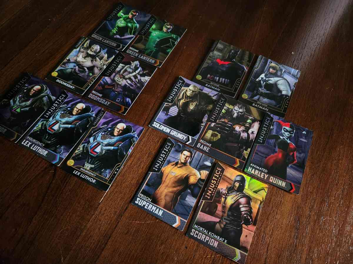 Injustice cards