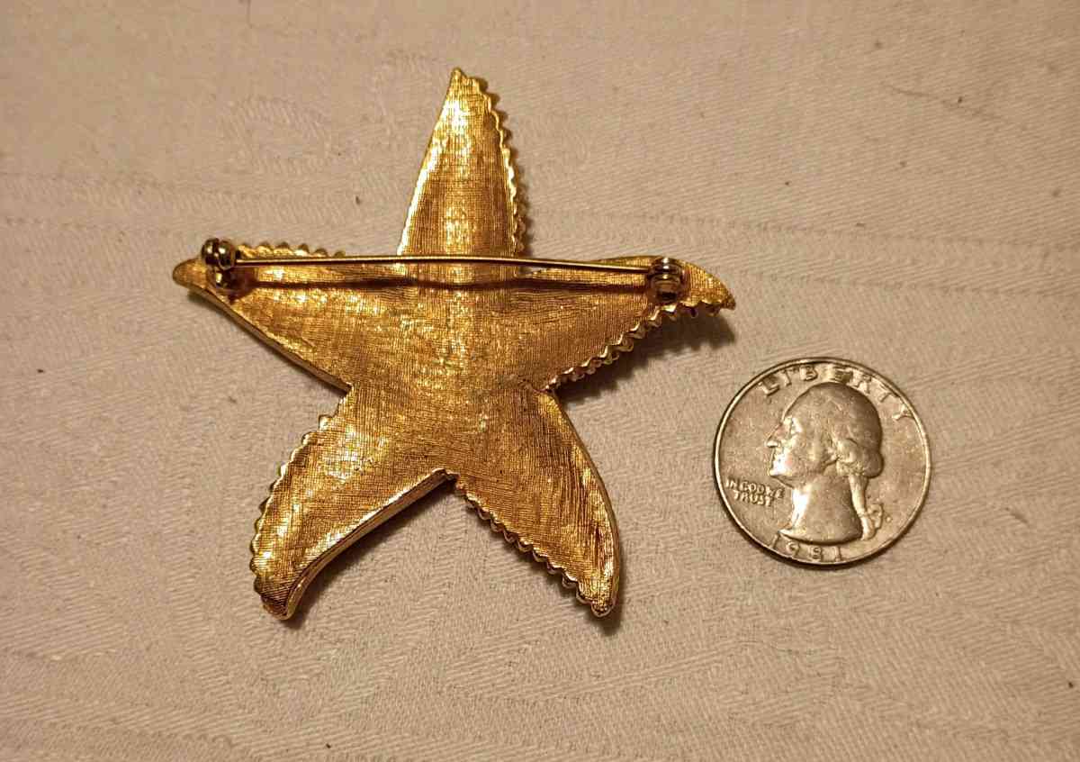 well made starfish brooch