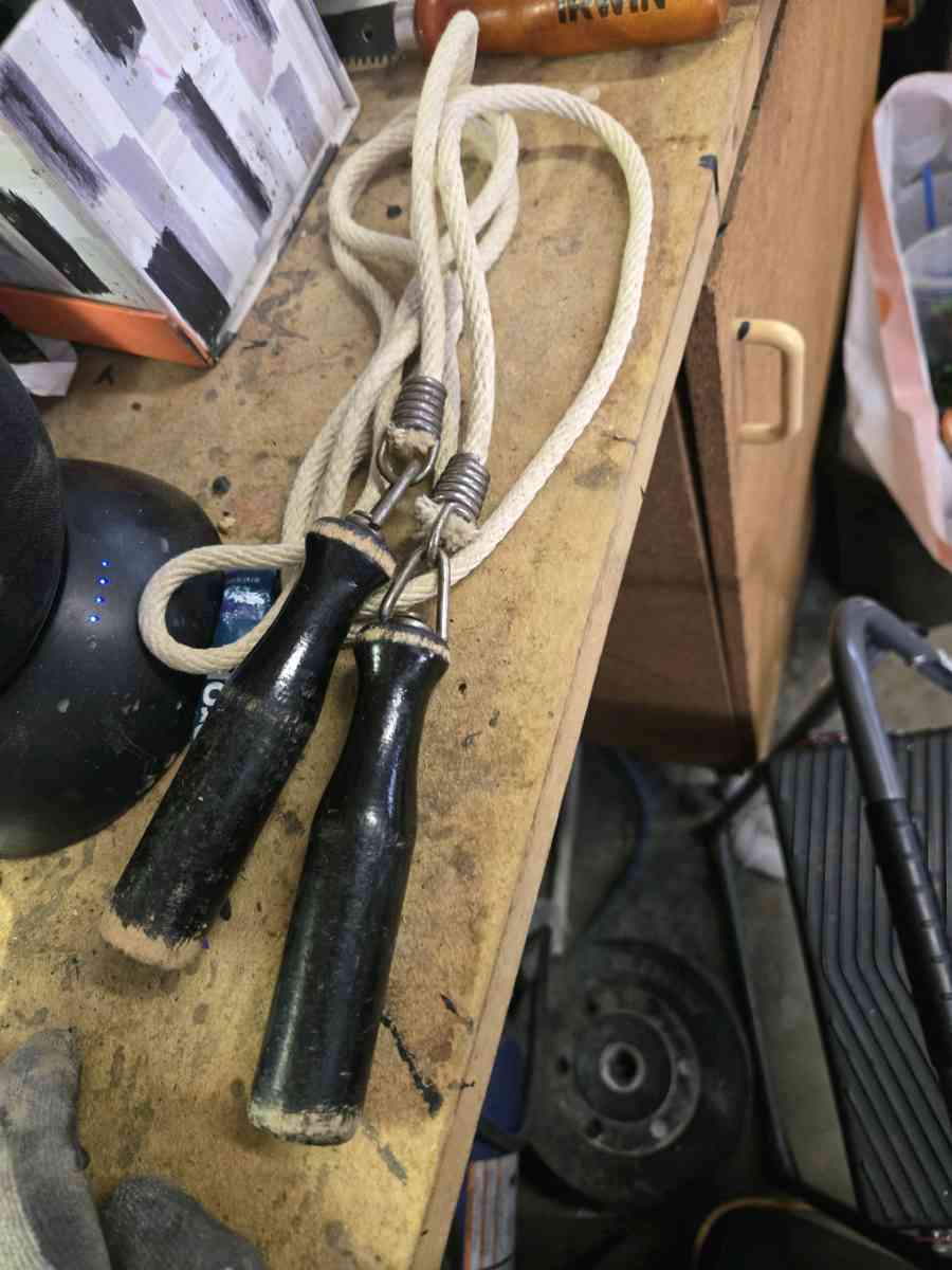 vintage cotton rope jump rope