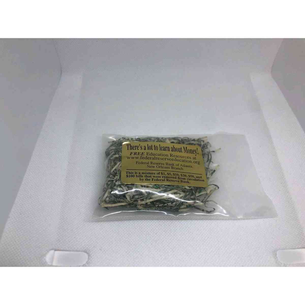 Shredded CASH Money Genuine Currency Bag Prank Bag Gift Gras