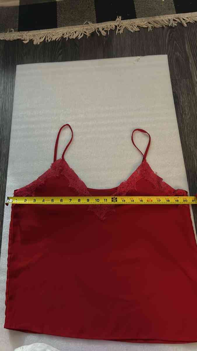 SHEIN Red Camisole Top Size L