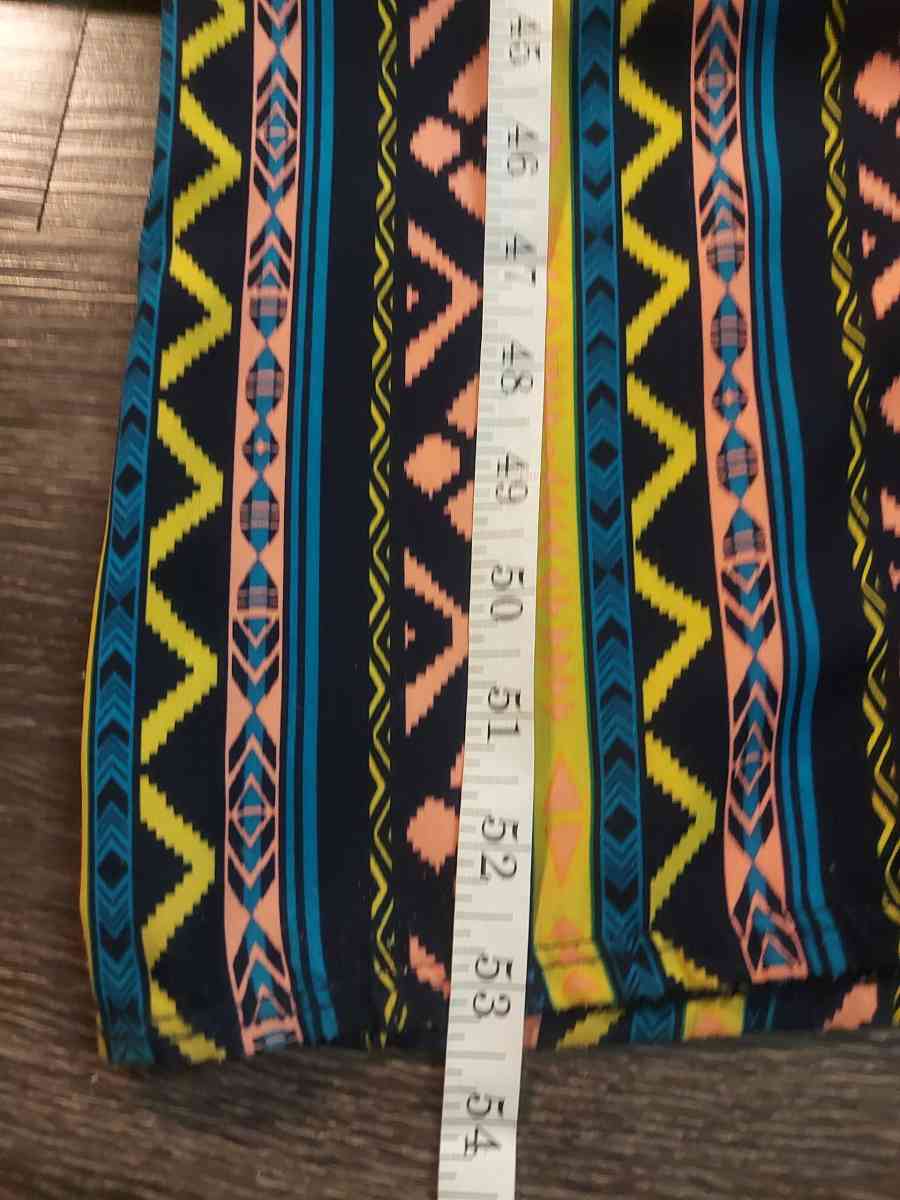 Rainbow Strapless Multicolor Jumpsuit Size S