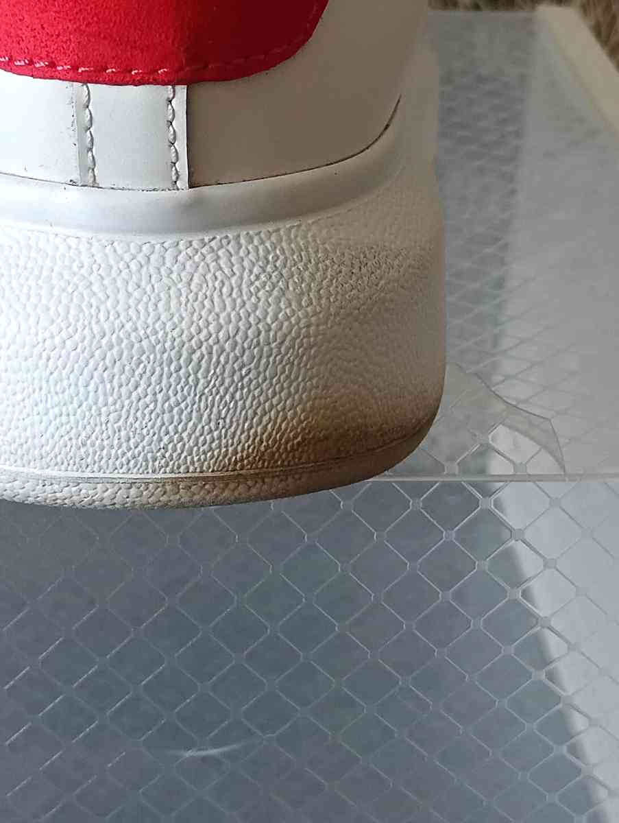 Alexander McQueen White Leather Sneakers 462214 size US 85 f