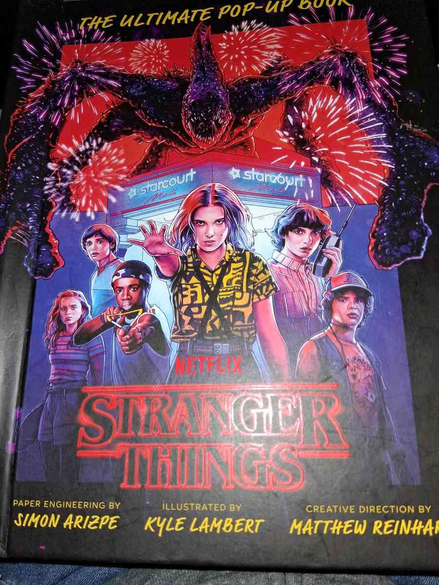 stranger things pop out book