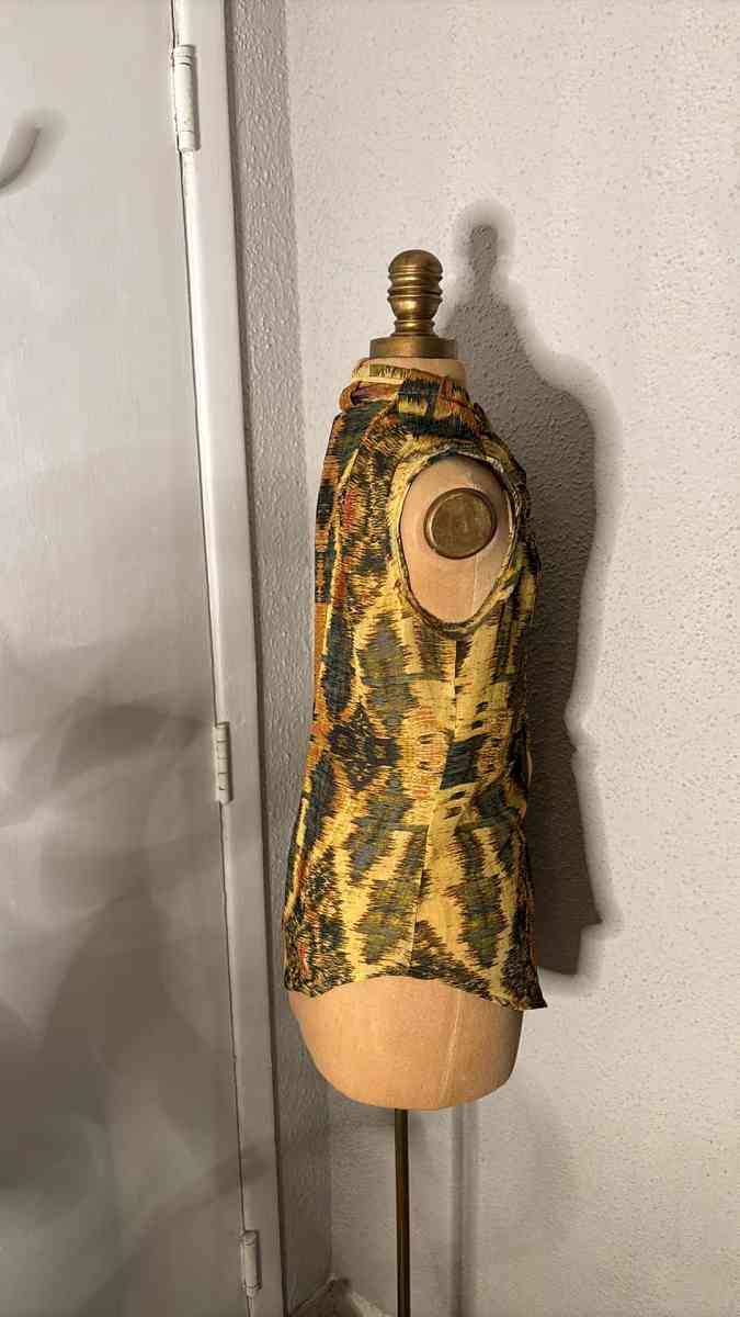 RACHEL Rachel Roy Multicolor Tie Front Blouse Size 2