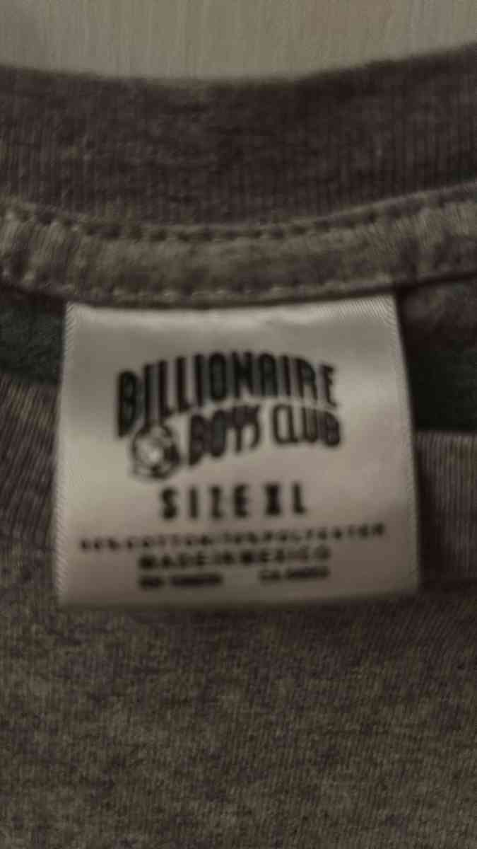 Billionaire Boys Club Gray Printed TShirt Size XL
