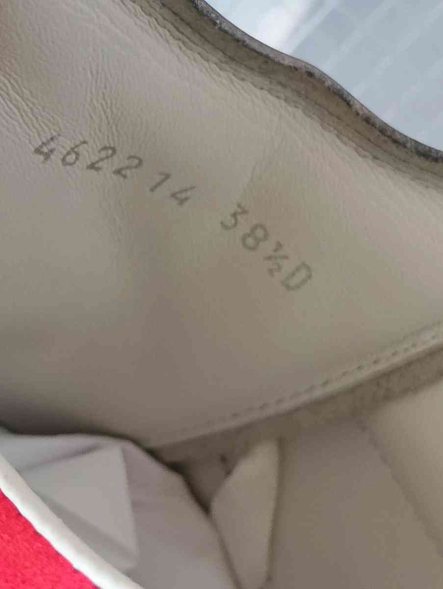 Alexander McQueen White Leather Sneakers 462214 size US 85 f