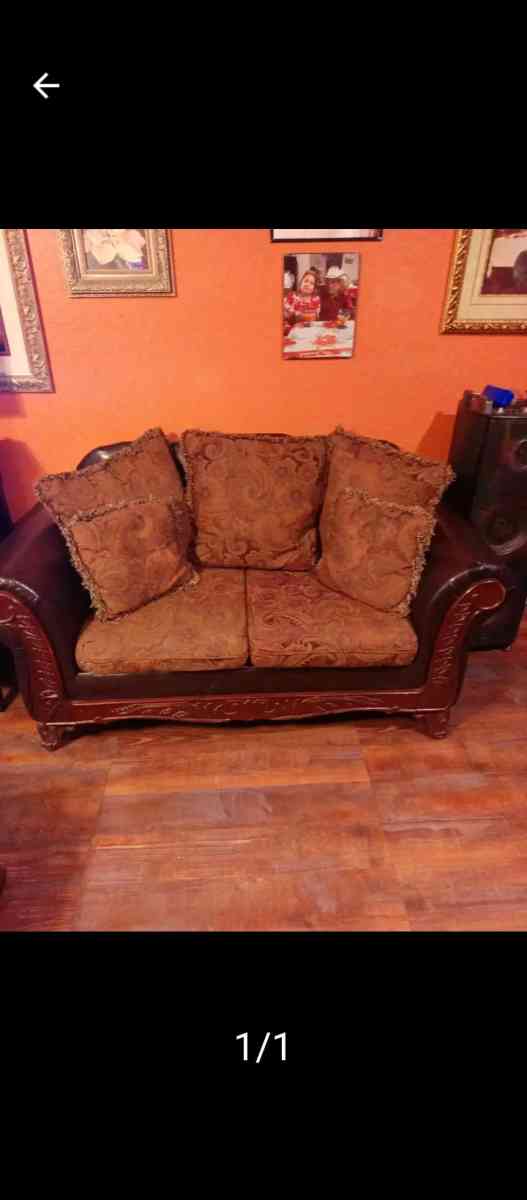 Brown sofa