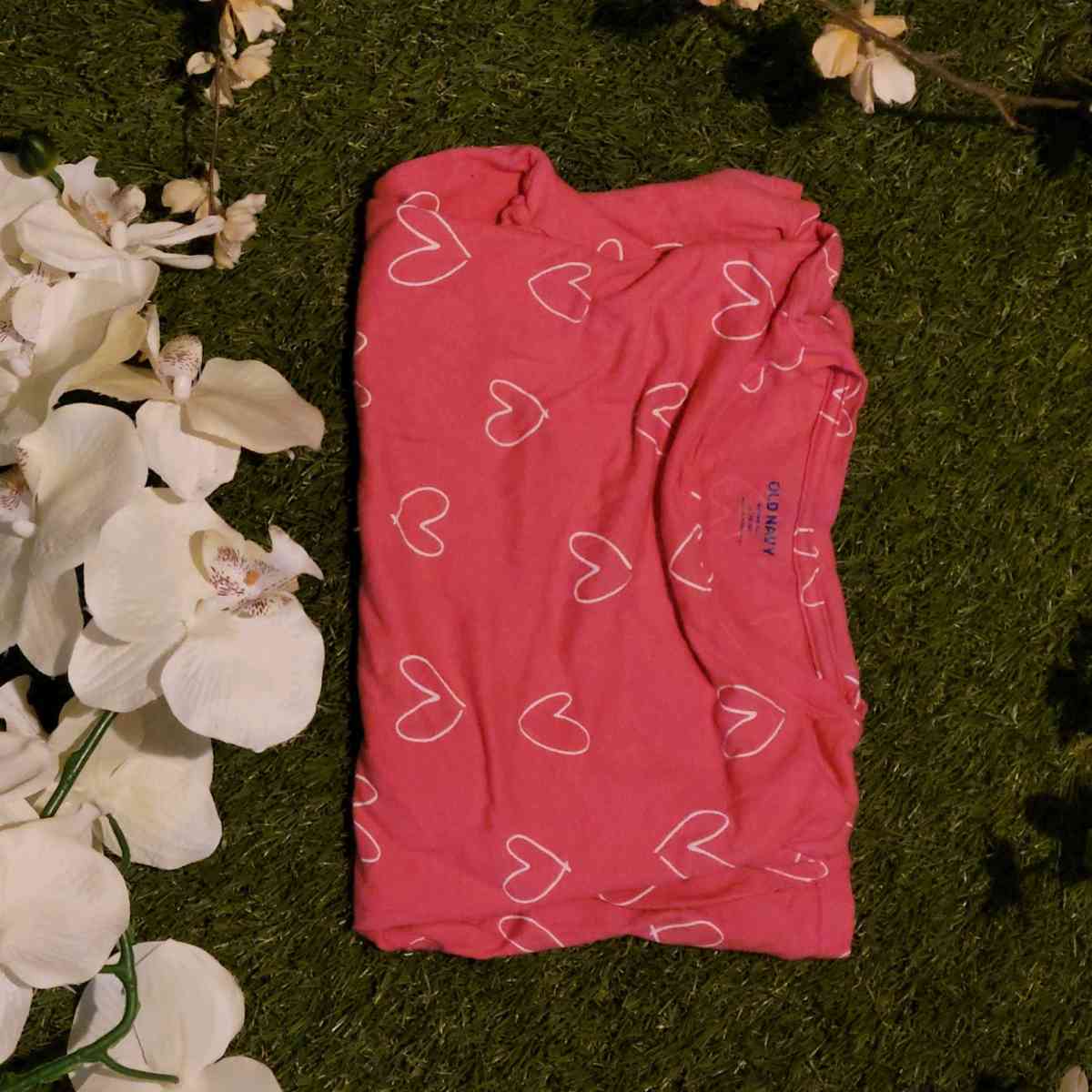 Heart Pattern Long Sleeve Kids Shirt