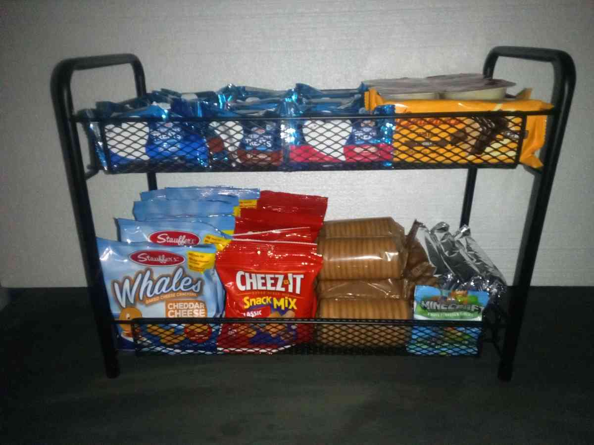 coffee or snack bar station rack