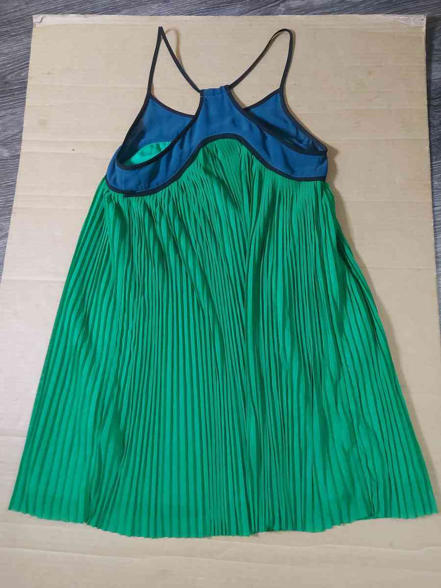 Urban Outfitters Cooperative Pleated GreenBlue Color Block T