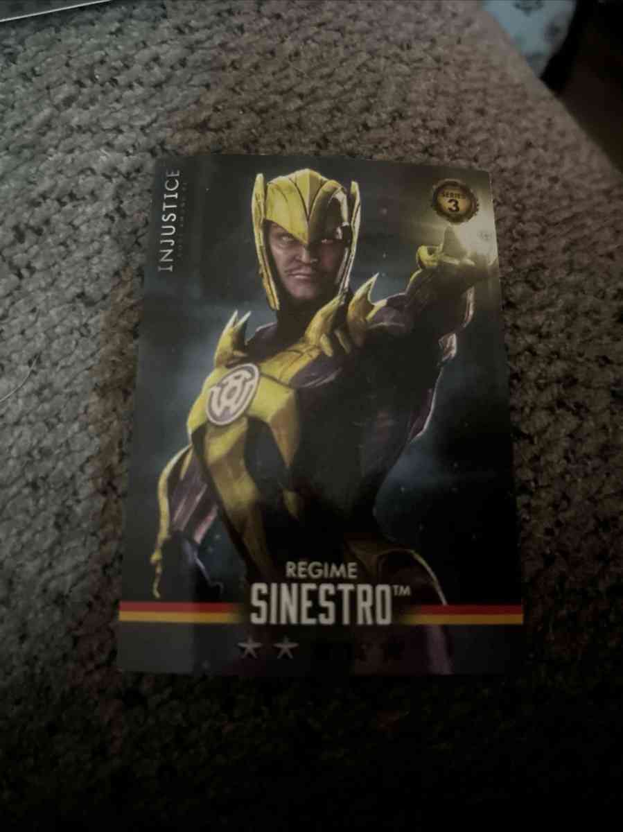 DC Injustice Game Cards