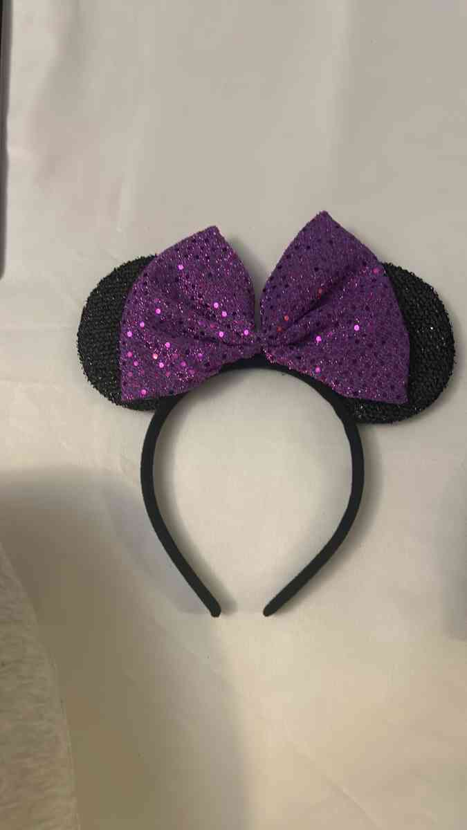 Minnie Mouse Ears Polka Dot Sparkly