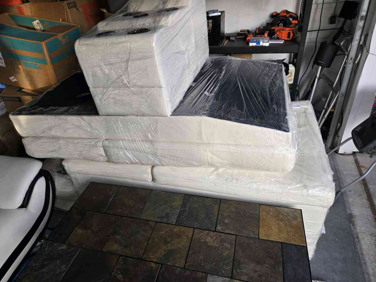 Vegan leather Bluetooth couch