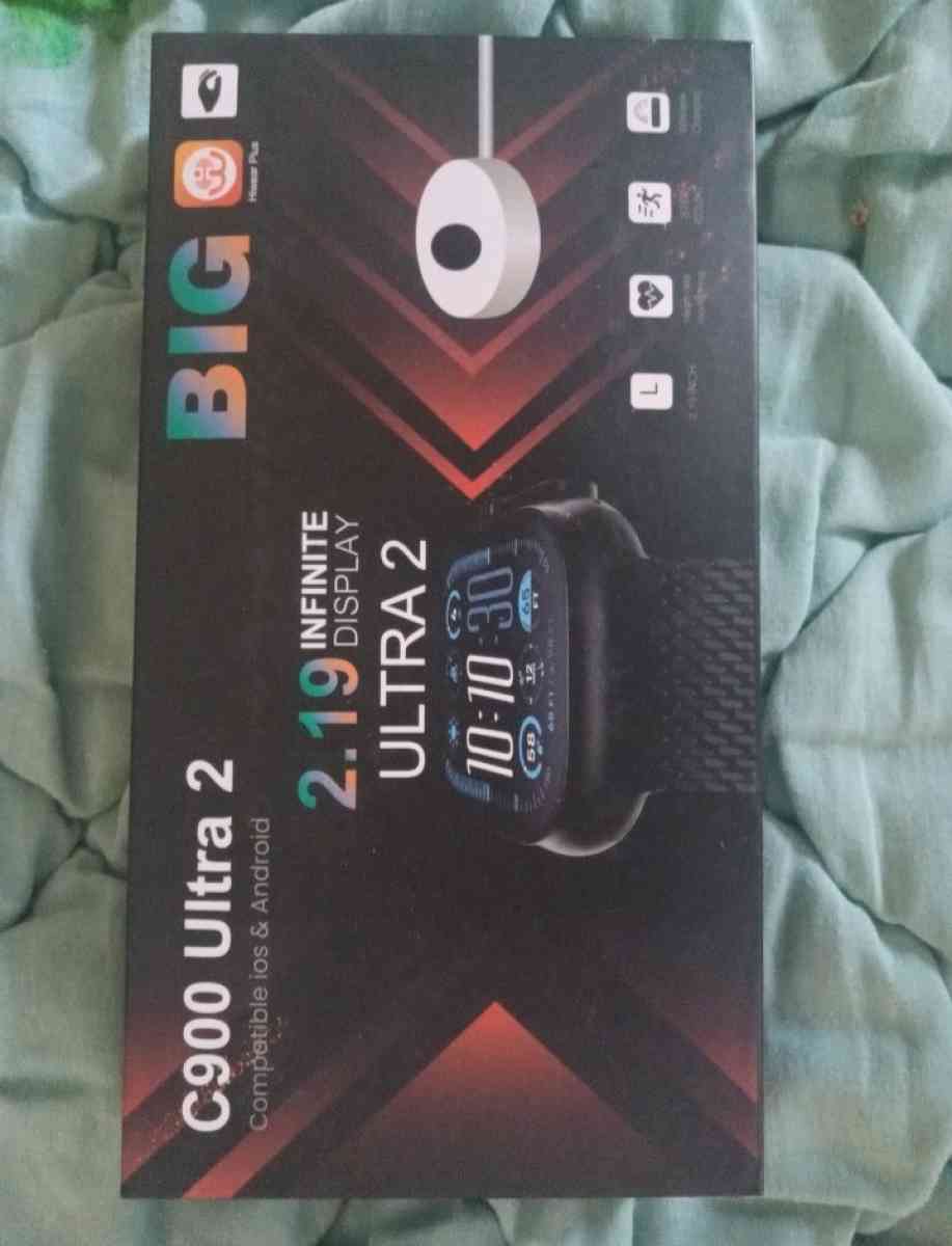 c900 ultra 2 smart watch black