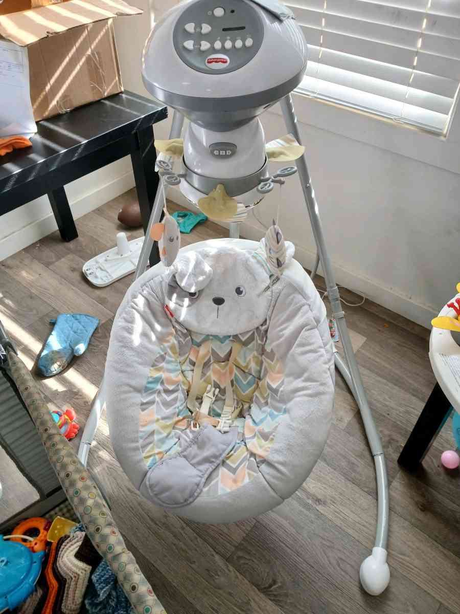 fisher Price infant plug in swing