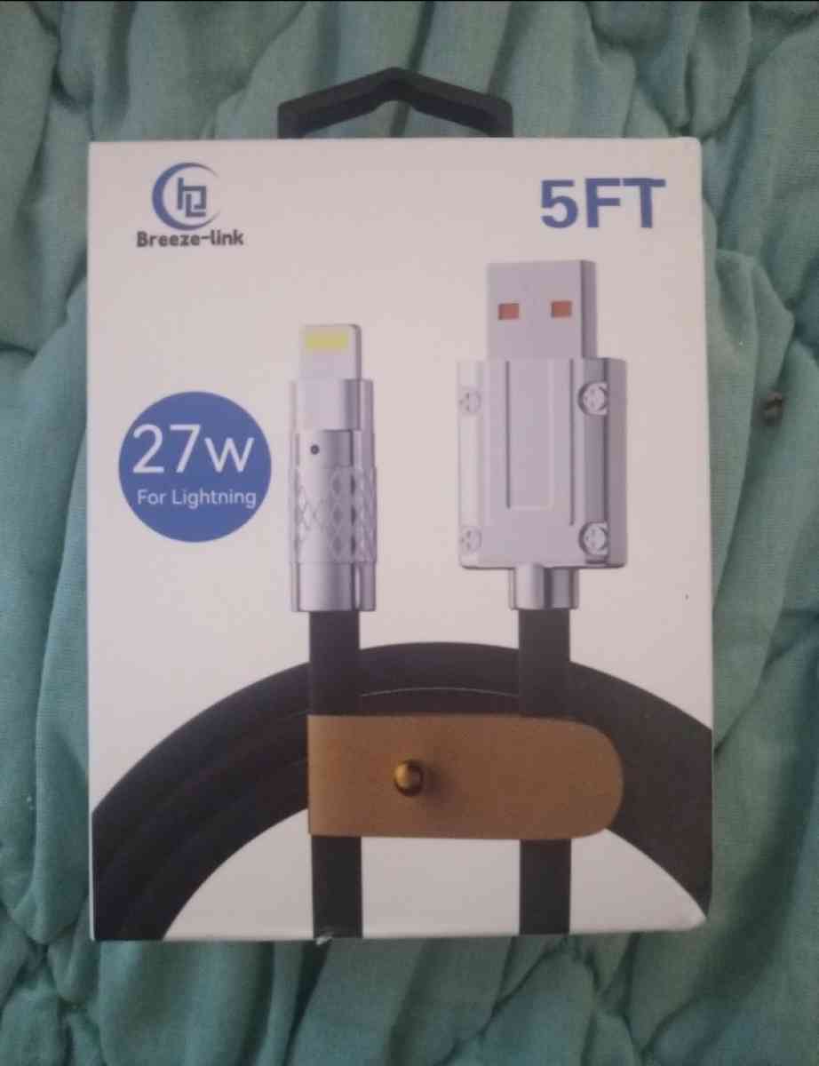 Lightning connector charging cable