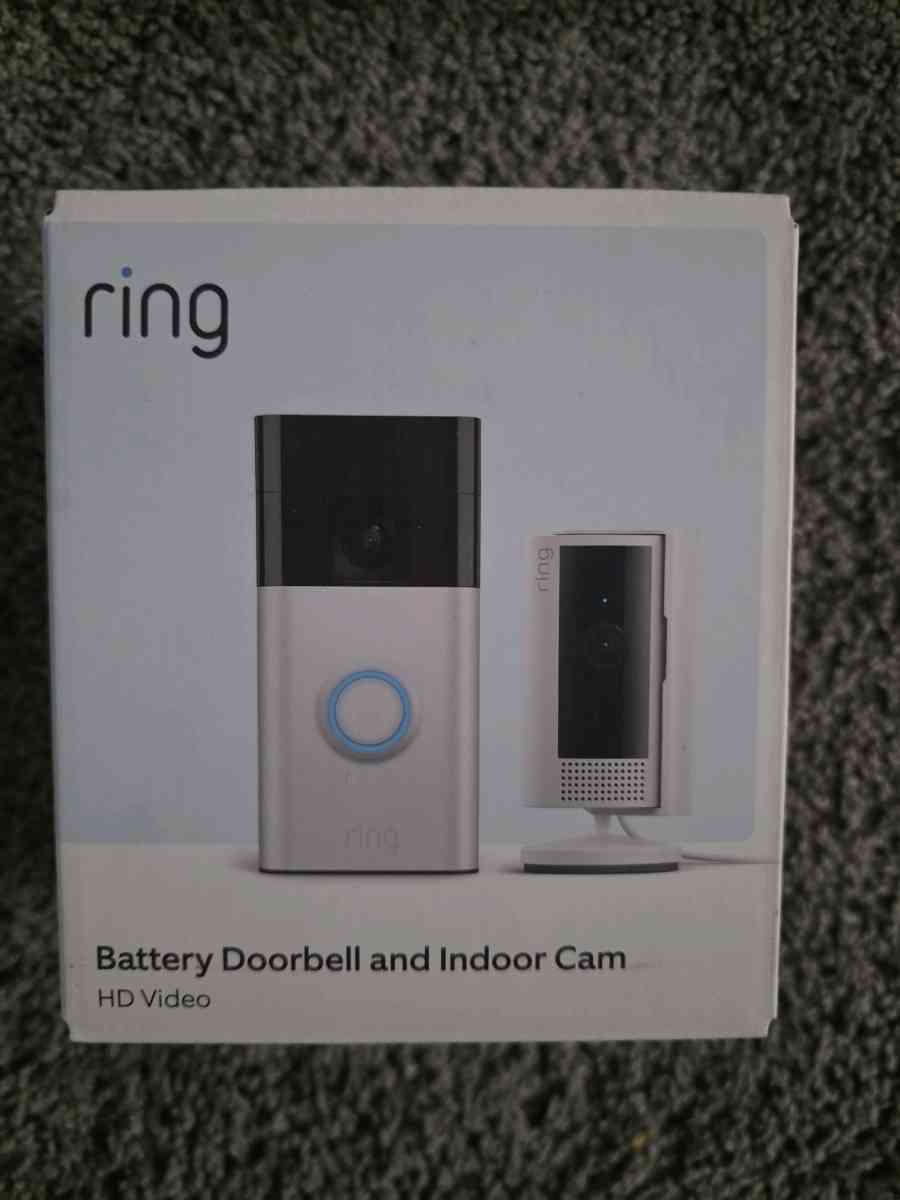 Ring Battery Doorbell And Indoor Cam