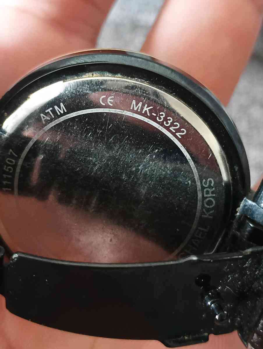 MICHAEL KORS Darci Black Dial Black Ionplated Ladie watch