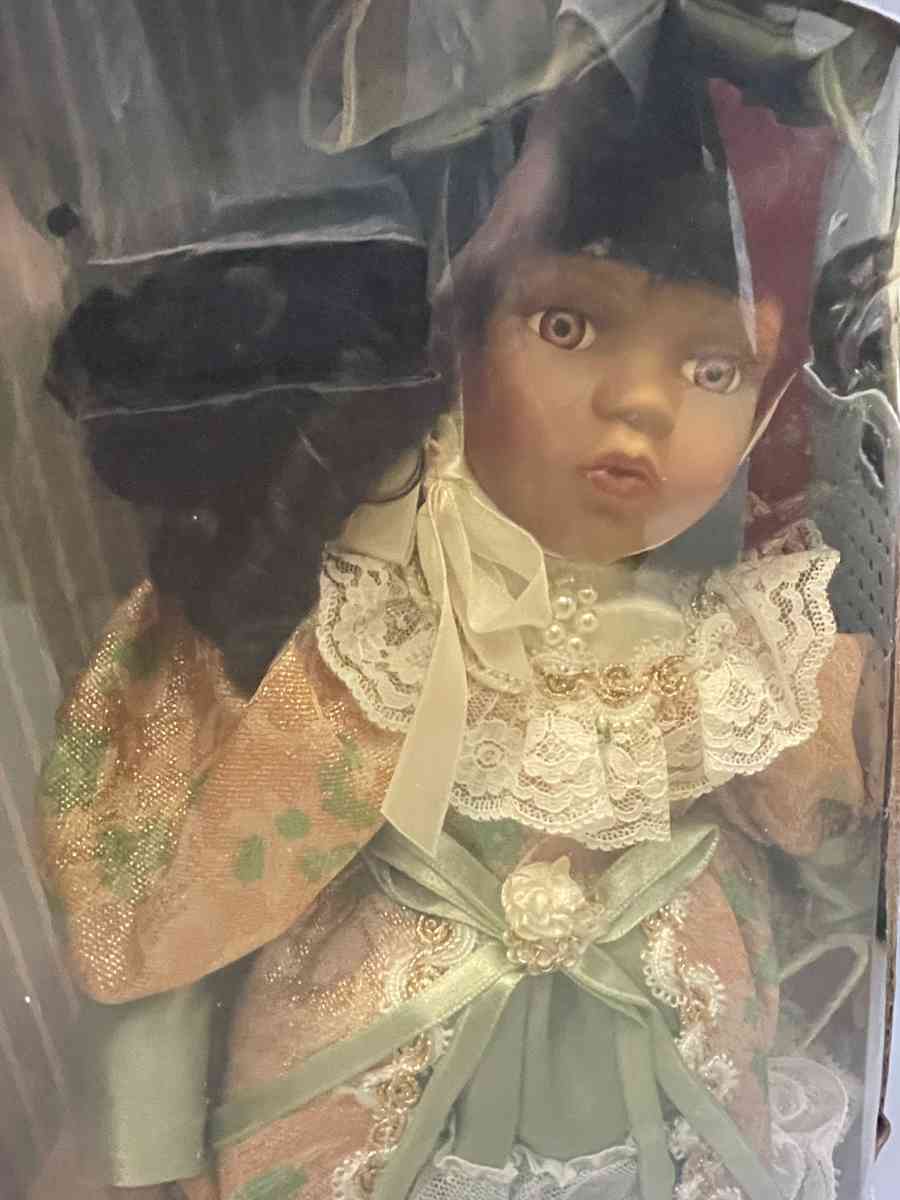 African American porcelain doll