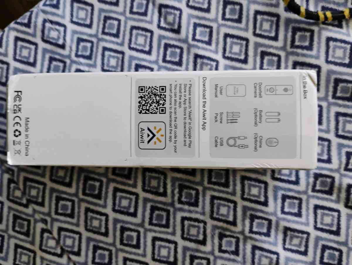 door bell camera with bell