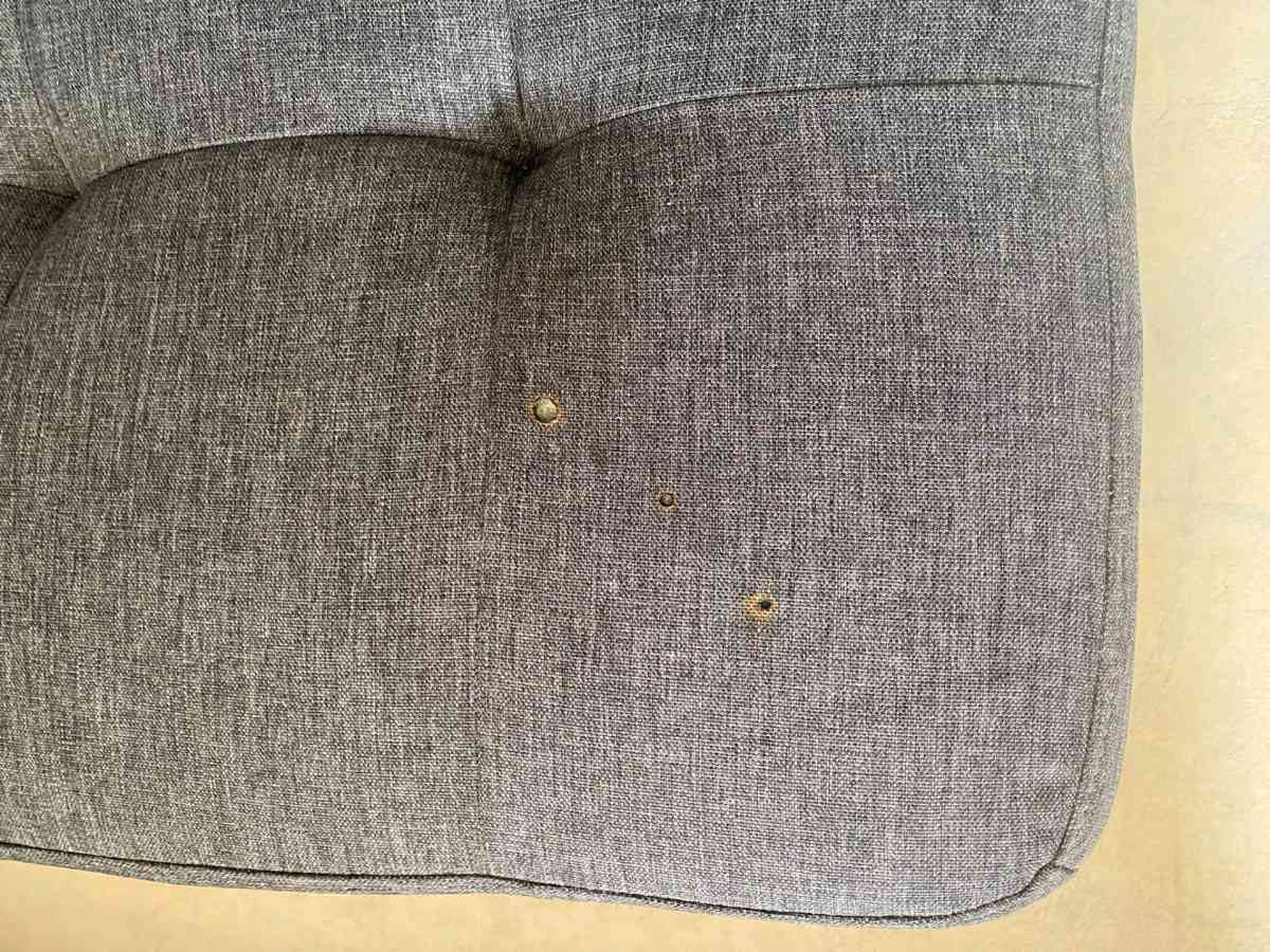 Grey sectional with ottoman Free Delivery If Needed