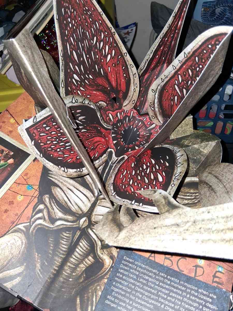 stranger things pop out book