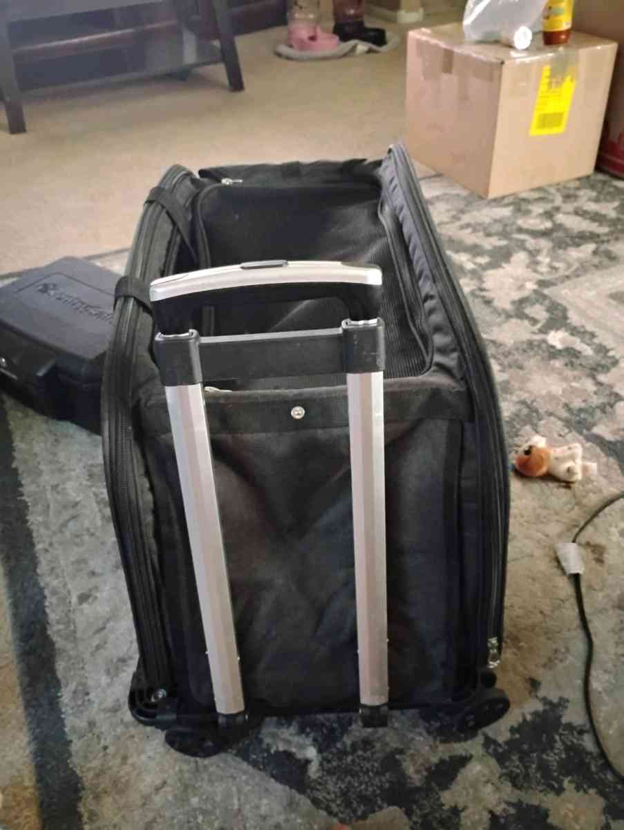 dog carrier and a roller