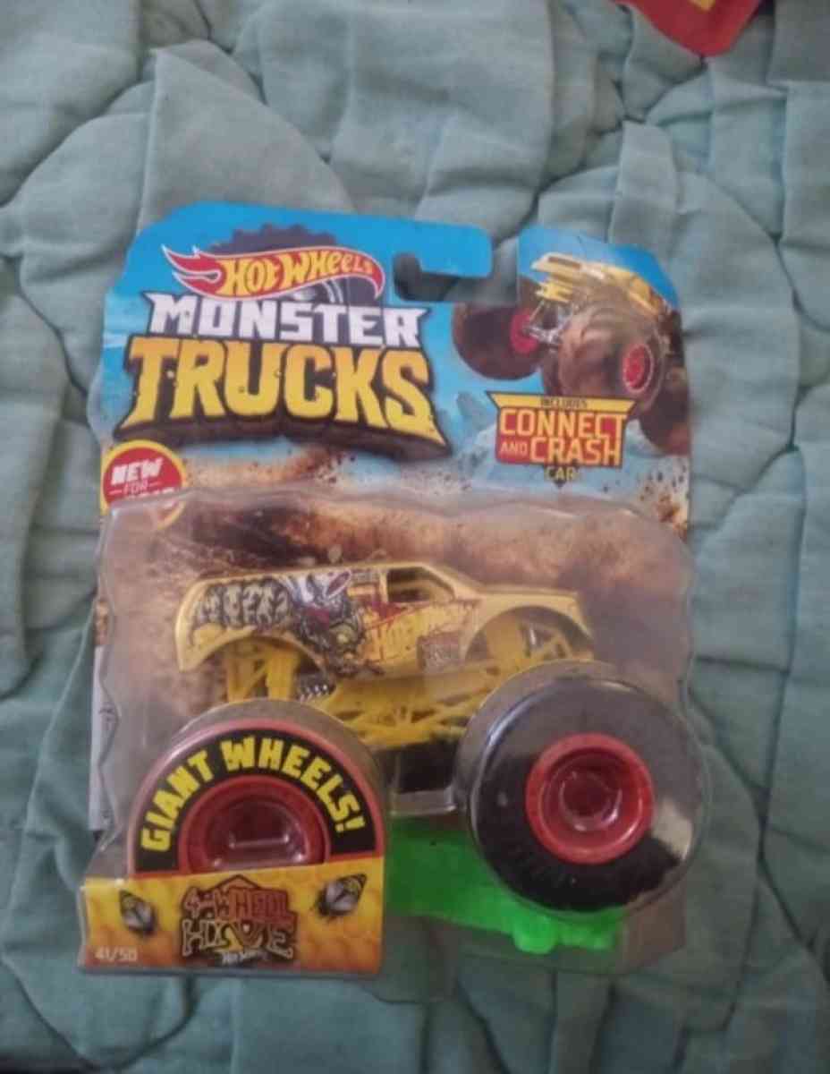 Hot wheels monster truck giant wheeler collection