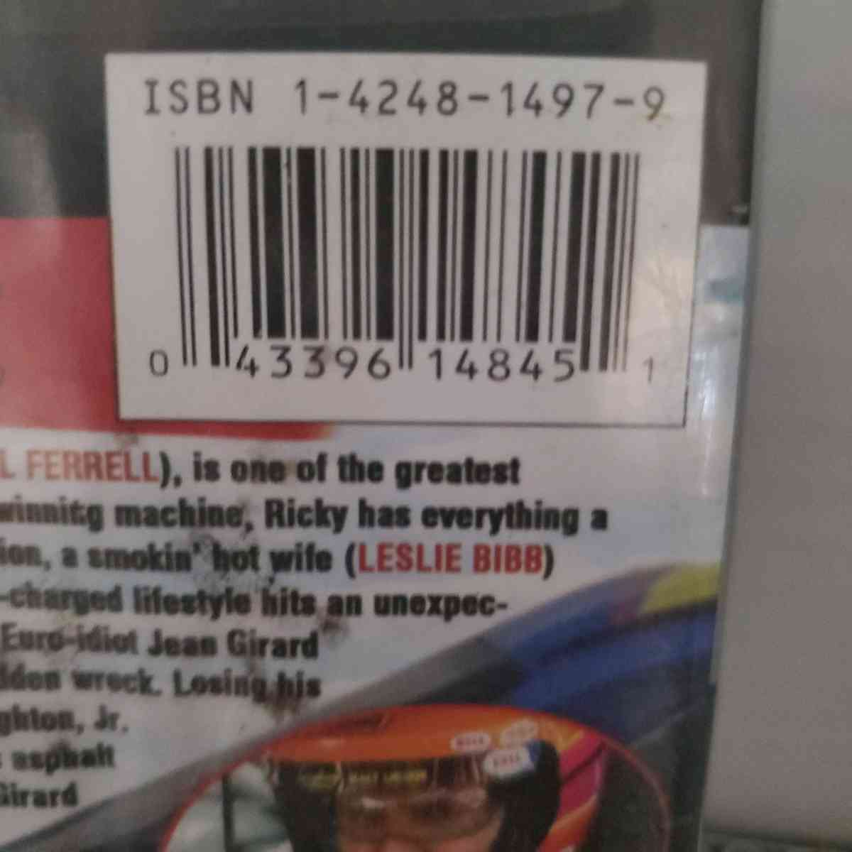 Will Ferrell Talladega Nights The Ballard of Ricky Bobby