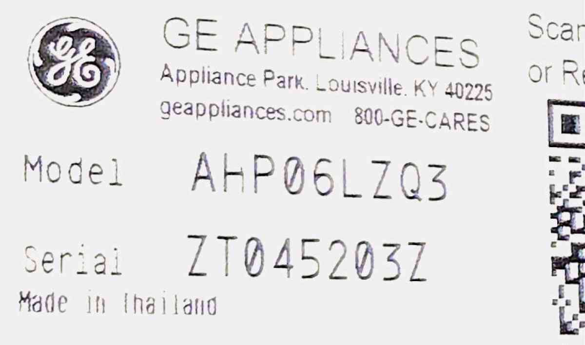 GE 6000BTU Air Conditioner Window Unit