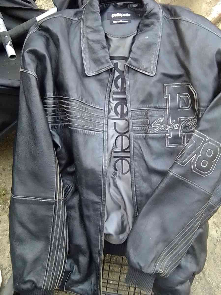 authentic Pelle Pelle Soda Club Marc Buchanan leather jacket