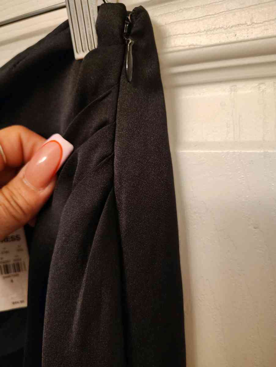 Express silk pencil skirt