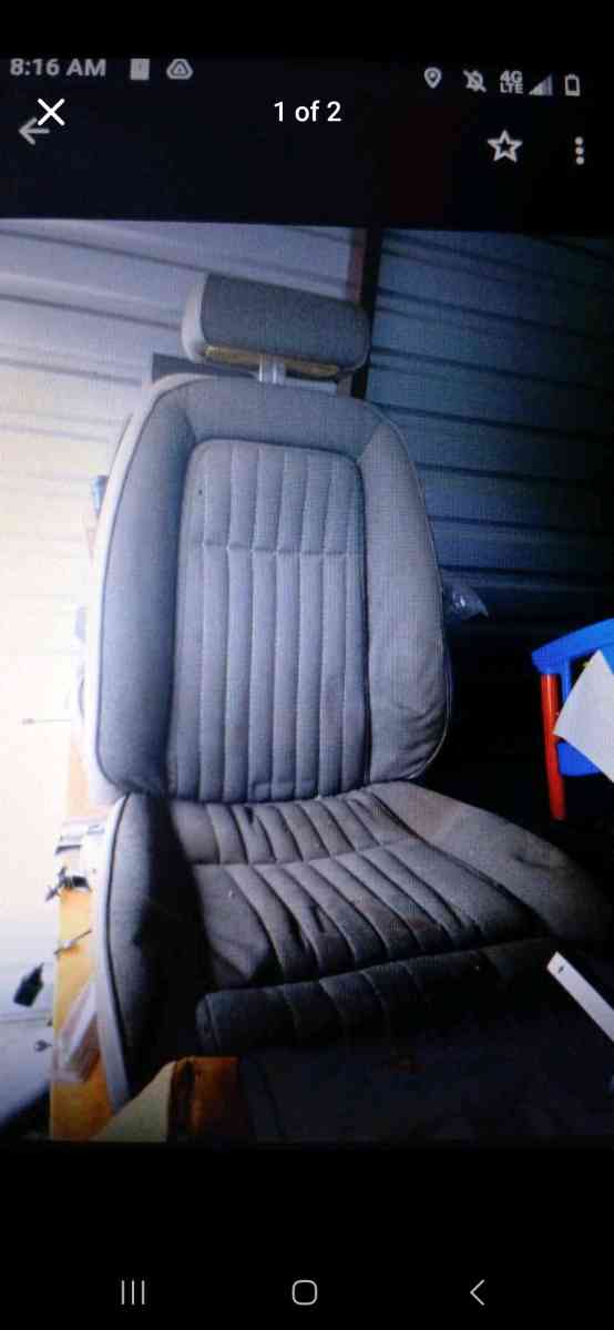 80 to 90 Fox body front and rear seat