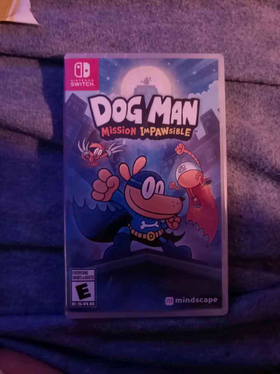 DogMan Mission Impawsible for Nintendo switch new in plastic